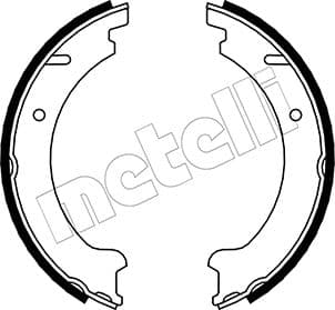 METELLI Sada brzd. čeľustí parkov. brzdy 530478 1