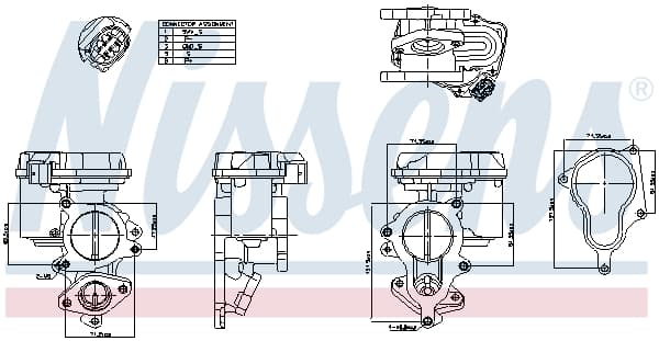 NISSENS AGR - Ventil 98156 1