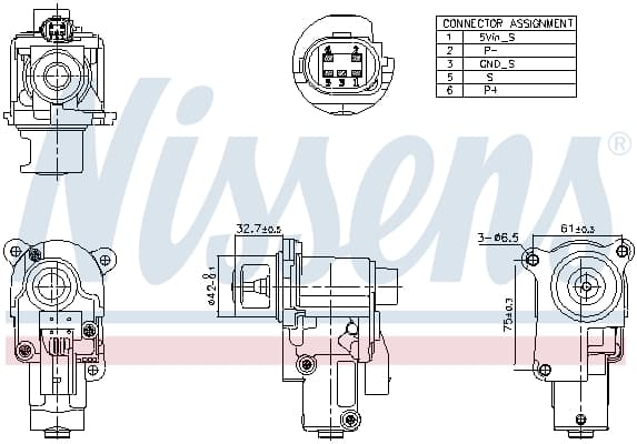 NISSENS AGR - Ventil 98174 1
