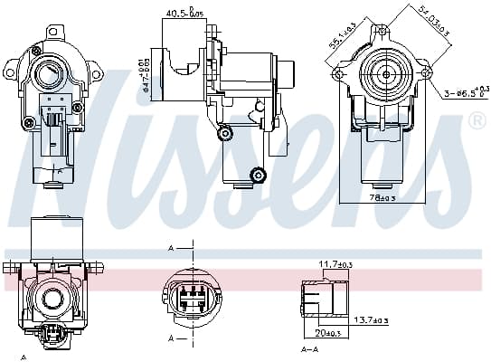NISSENS AGR - Ventil 98217 1