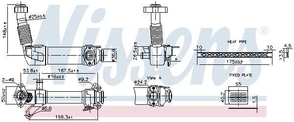 NISSENS Chladič pre recirkuláciu plynov 989280 1