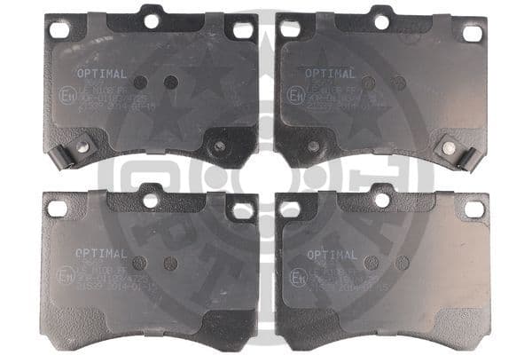 OPTIMAL Sada brzdových platničiek kotúčovej brzdy BP-09669 1