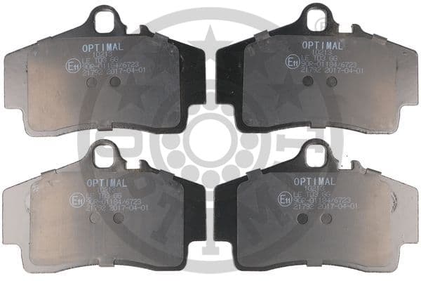 OPTIMAL Sada brzdových platničiek kotúčovej brzdy BP-10213 1