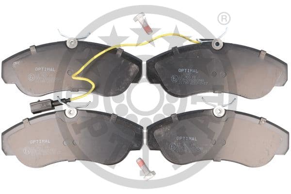 OPTIMAL Sada brzdových platničiek kotúčovej brzdy BP-10489 1