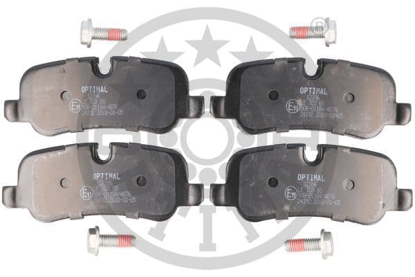 OPTIMAL Sada brzdových platničiek kotúčovej brzdy BP-12396 1