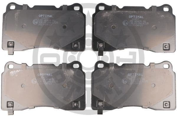 OPTIMAL Sada brzdových platničiek kotúčovej brzdy BP-12457 1