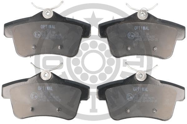 OPTIMAL Sada brzdových platničiek kotúčovej brzdy BP-12468 1