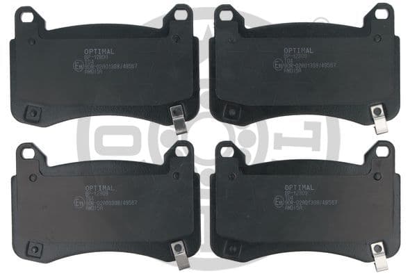 OPTIMAL Sada brzdových platničiek kotúčovej brzdy BP-12809 1