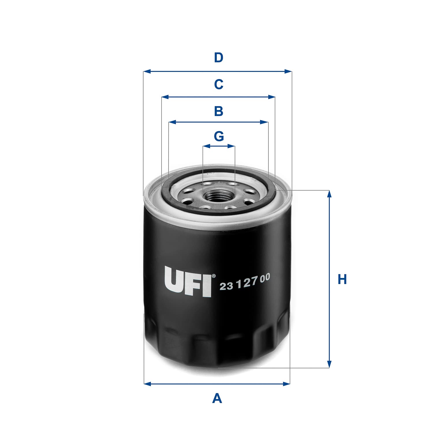 UFI Olejový filter 2312700 1