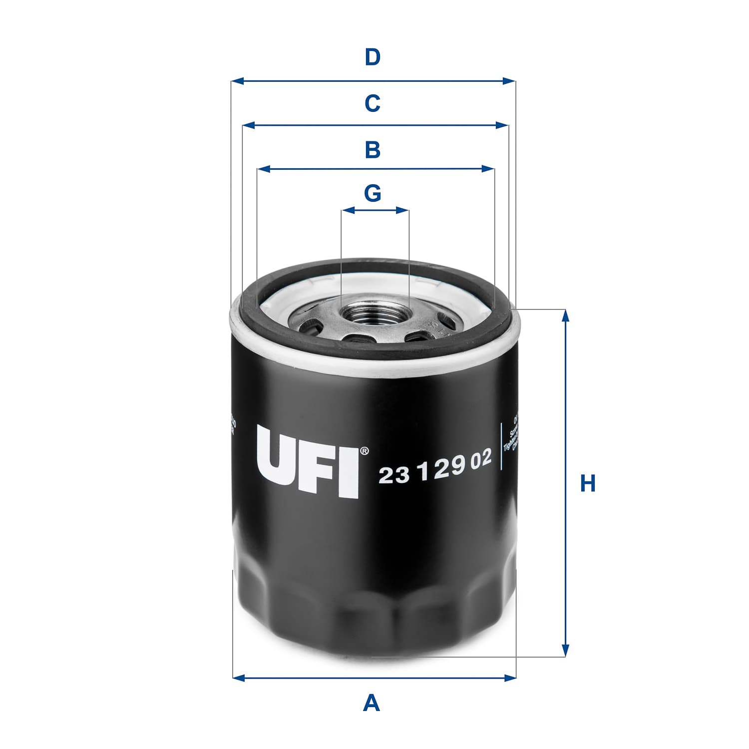 UFI Olejový filter 2312902 1