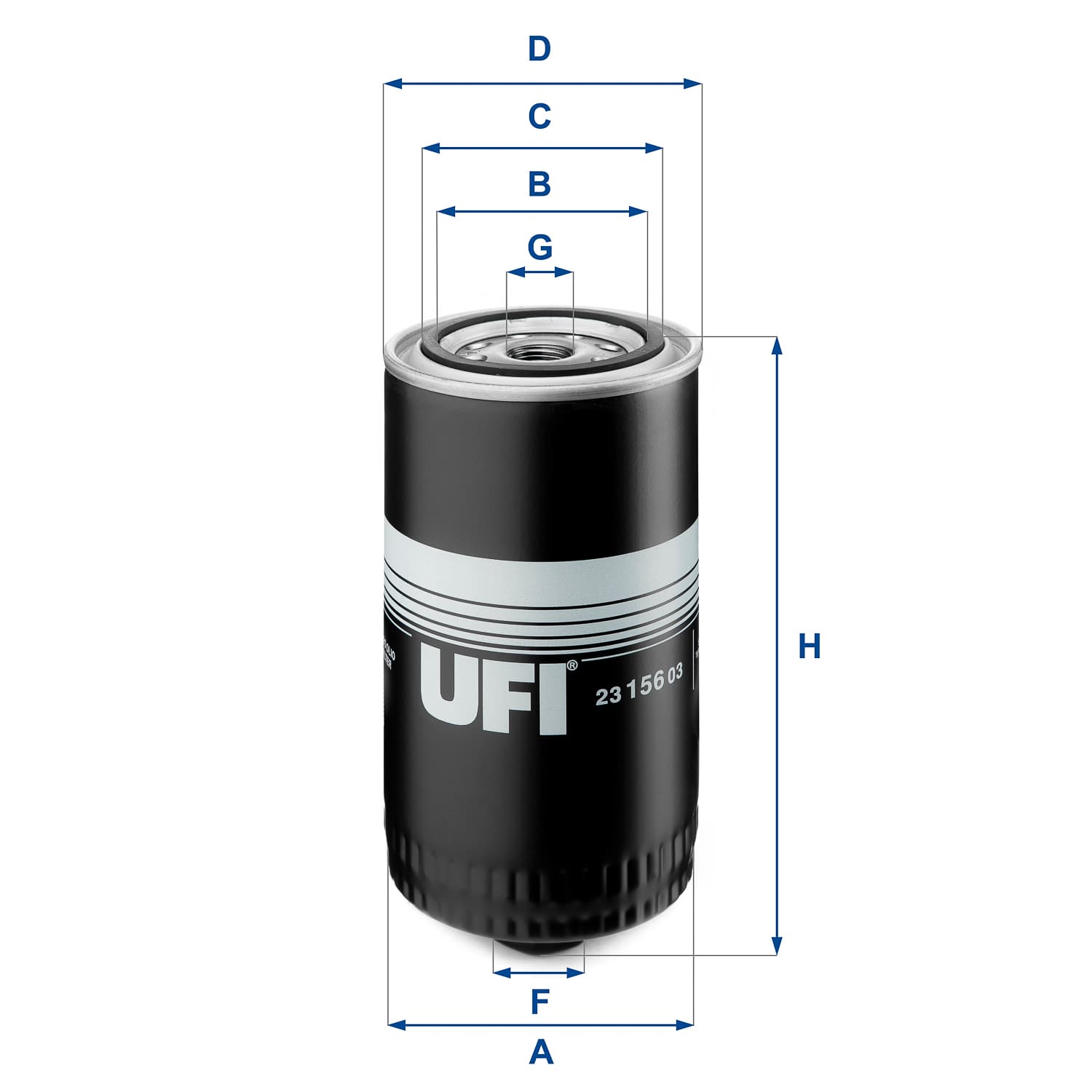 UFI Olejový filter 2315603 1