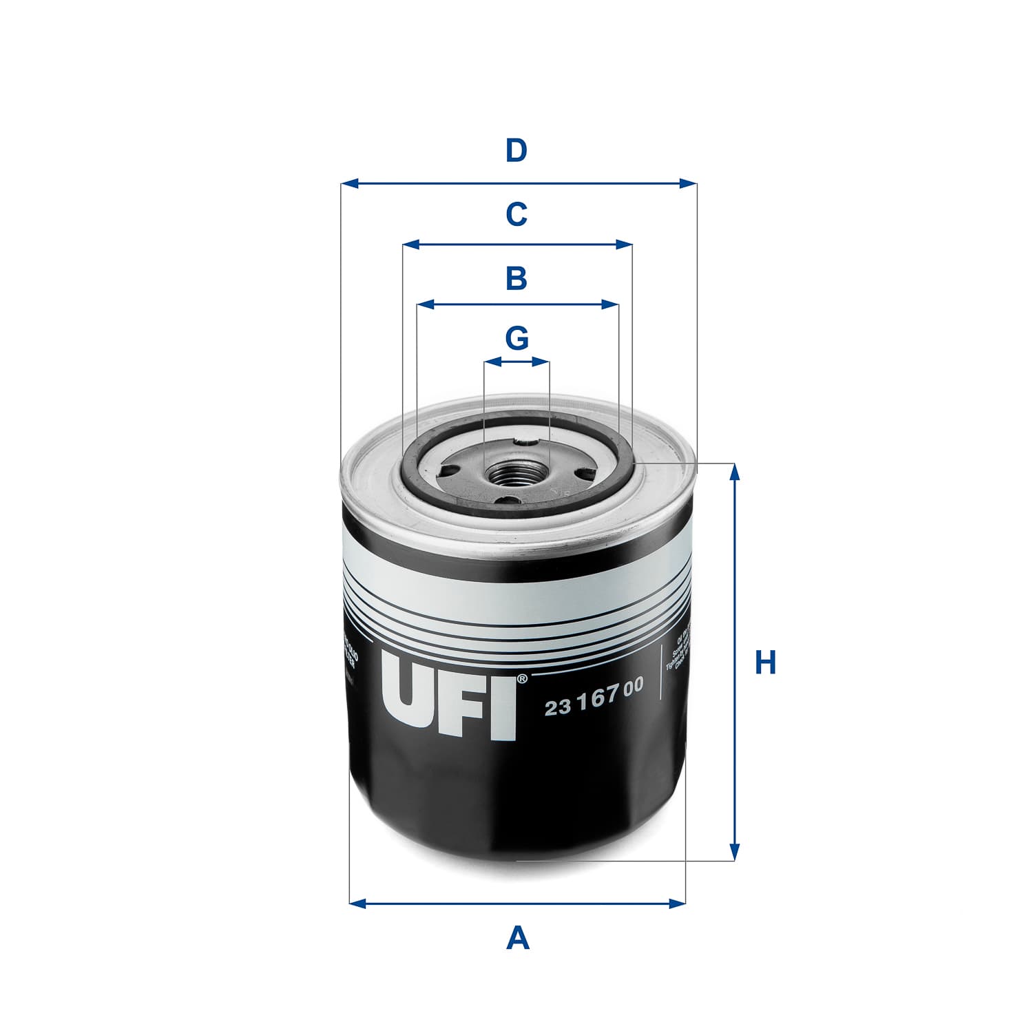UFI Olejový filter 2316700 1