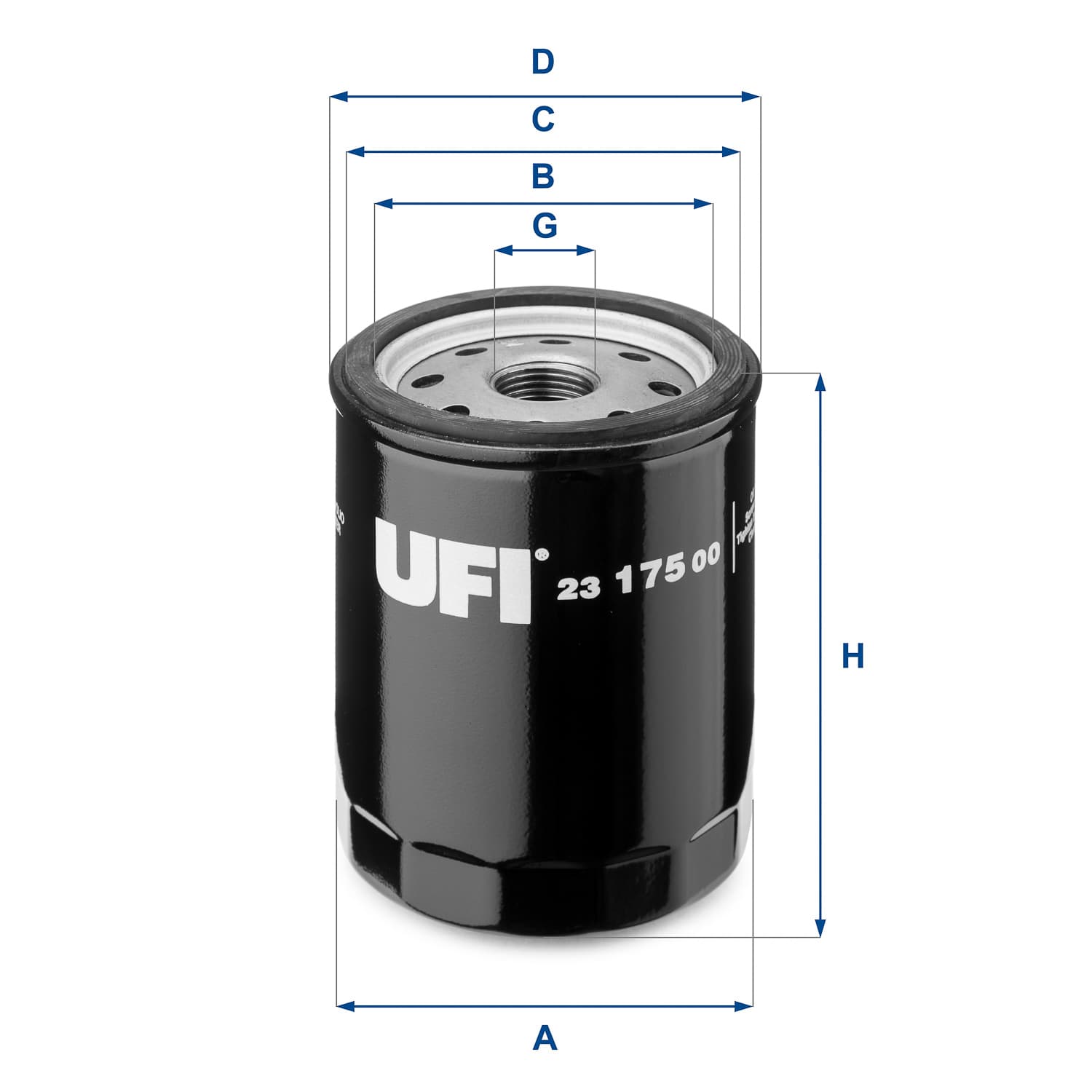 UFI Olejový filter 2317500 1