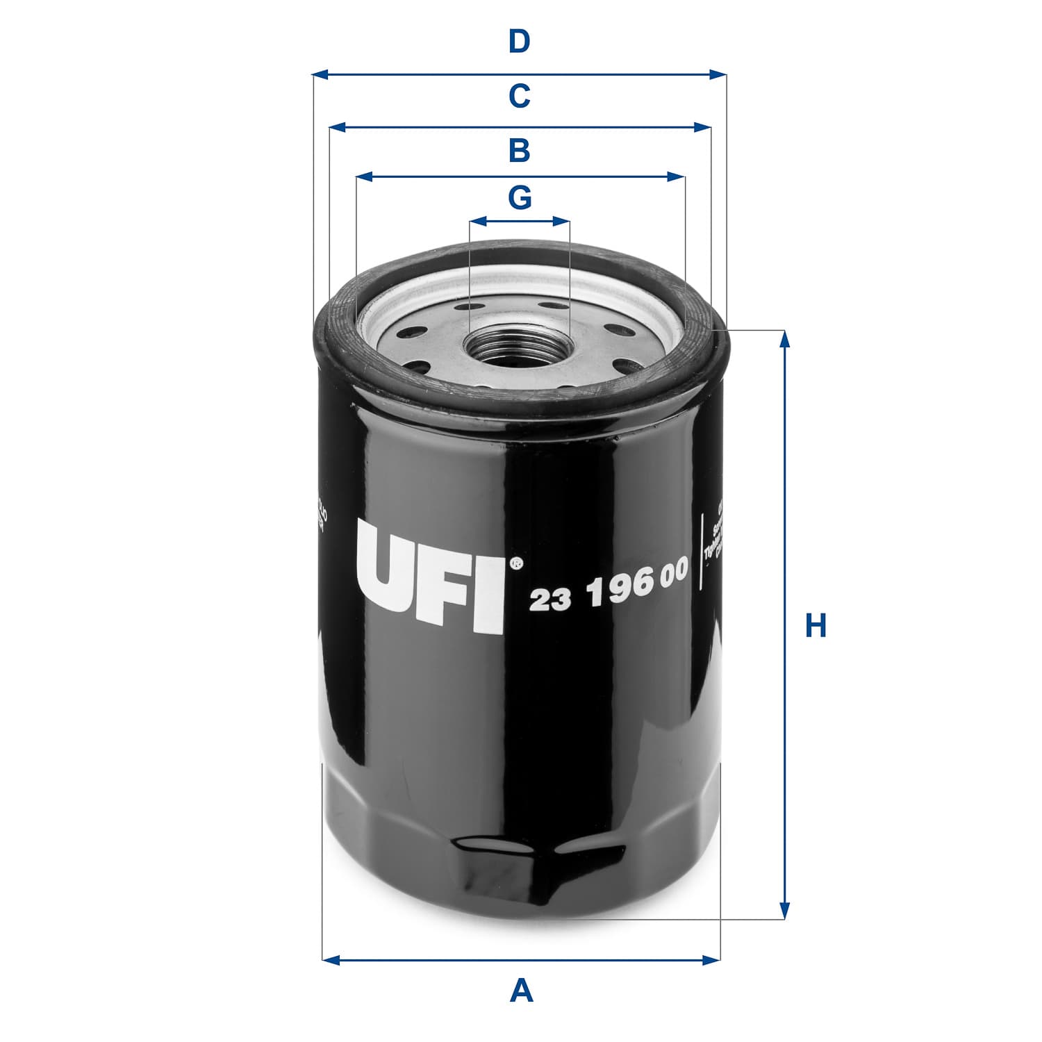 UFI Olejový filter 2319600 1