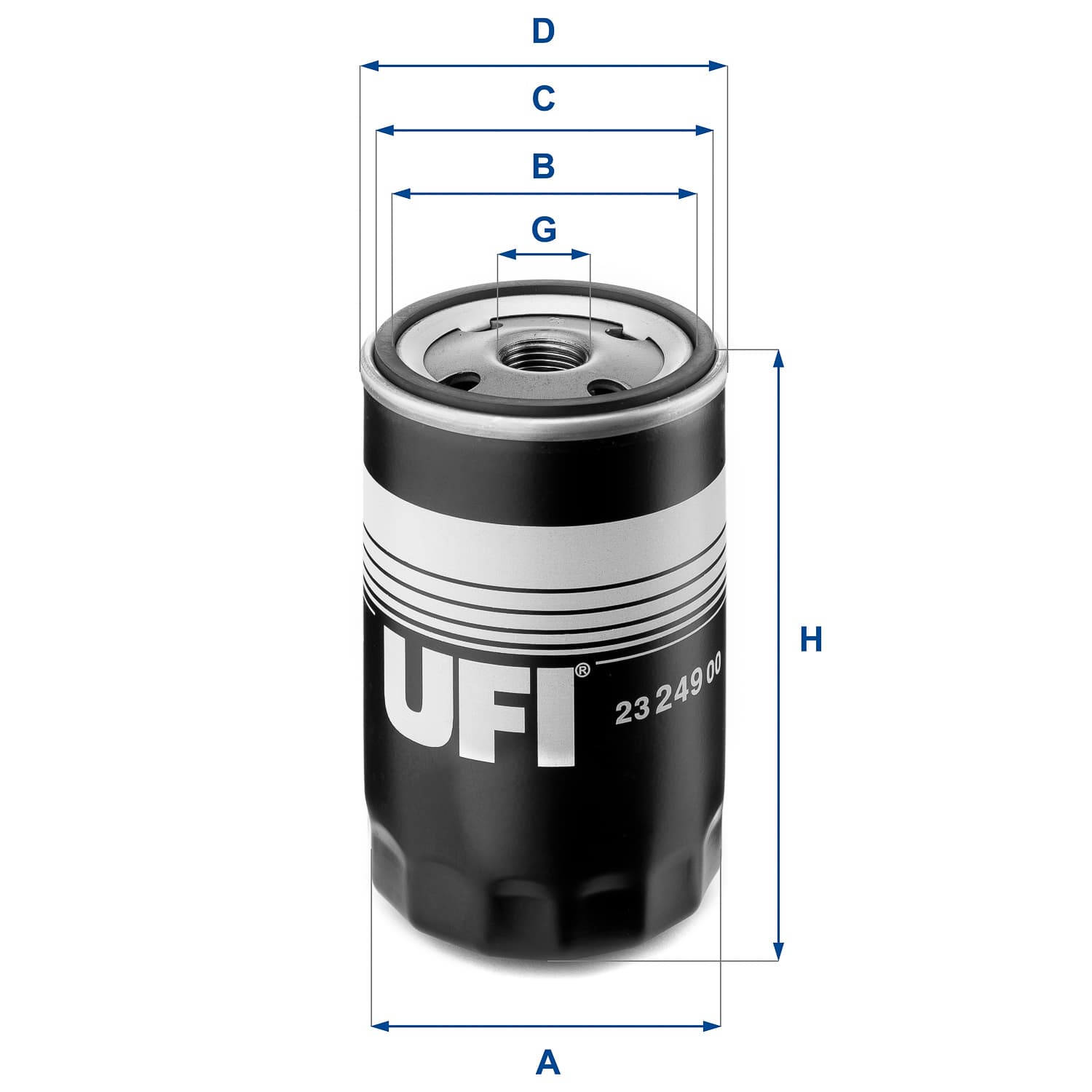 UFI Olejový filter 2324900 1