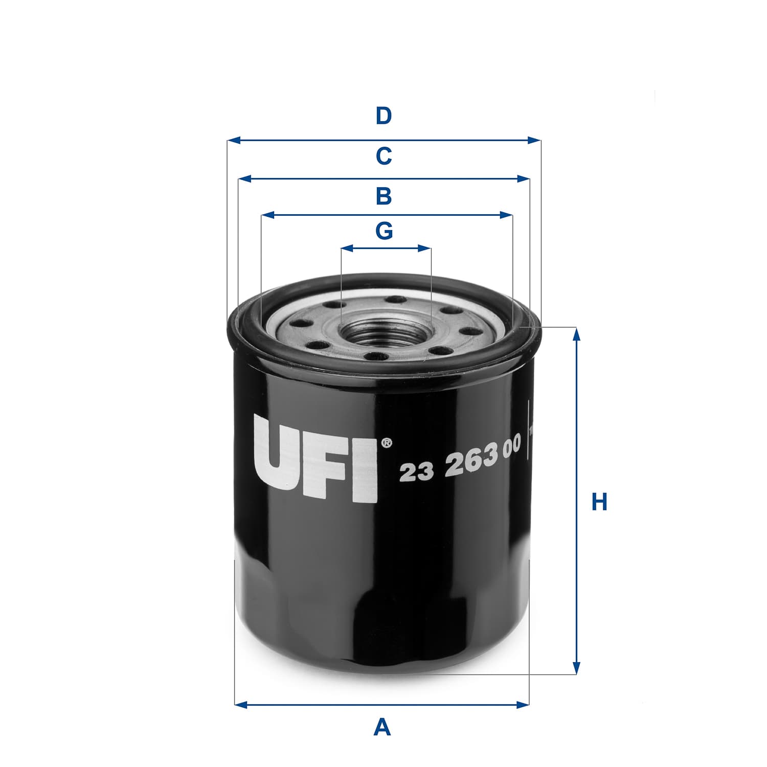 UFI Olejový filter 2326300 1