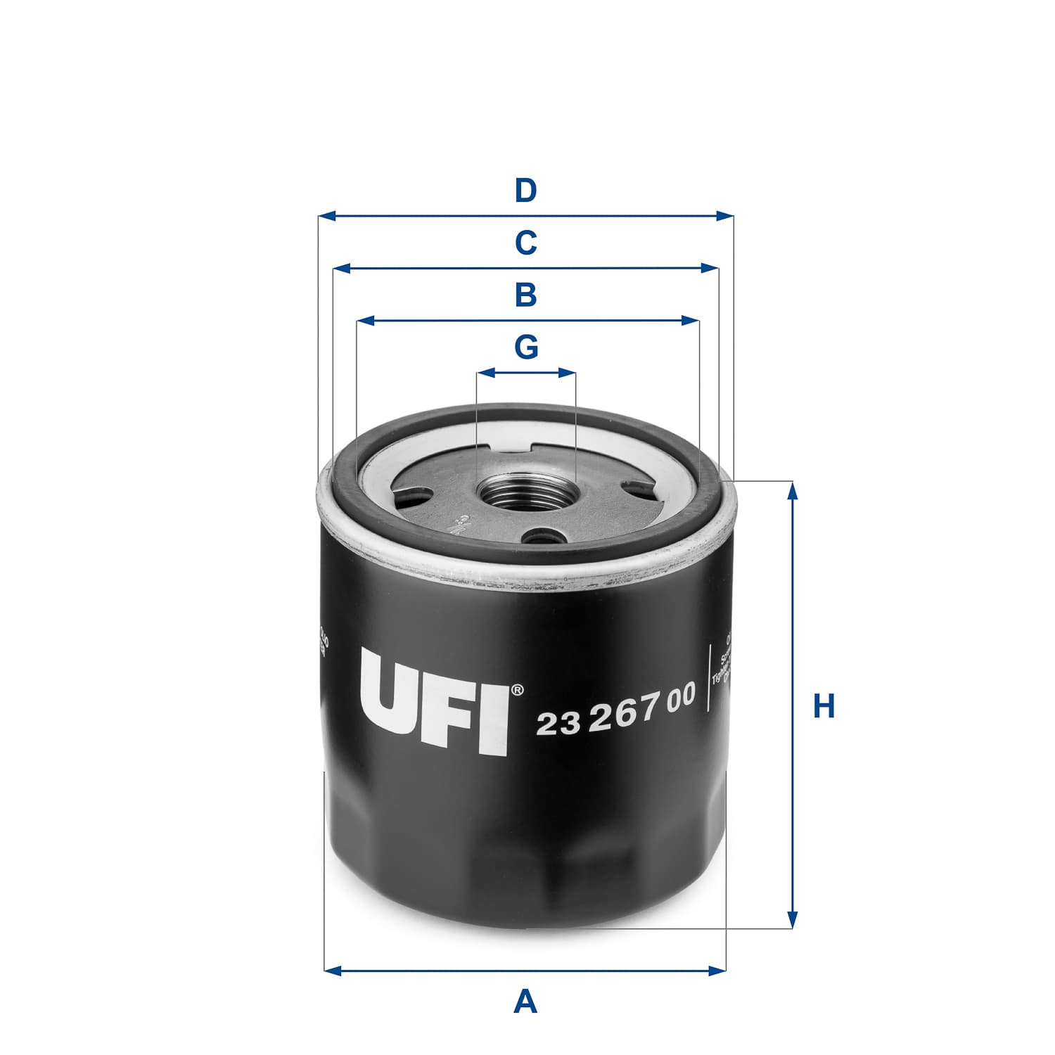 UFI Olejový filter 2326700 1