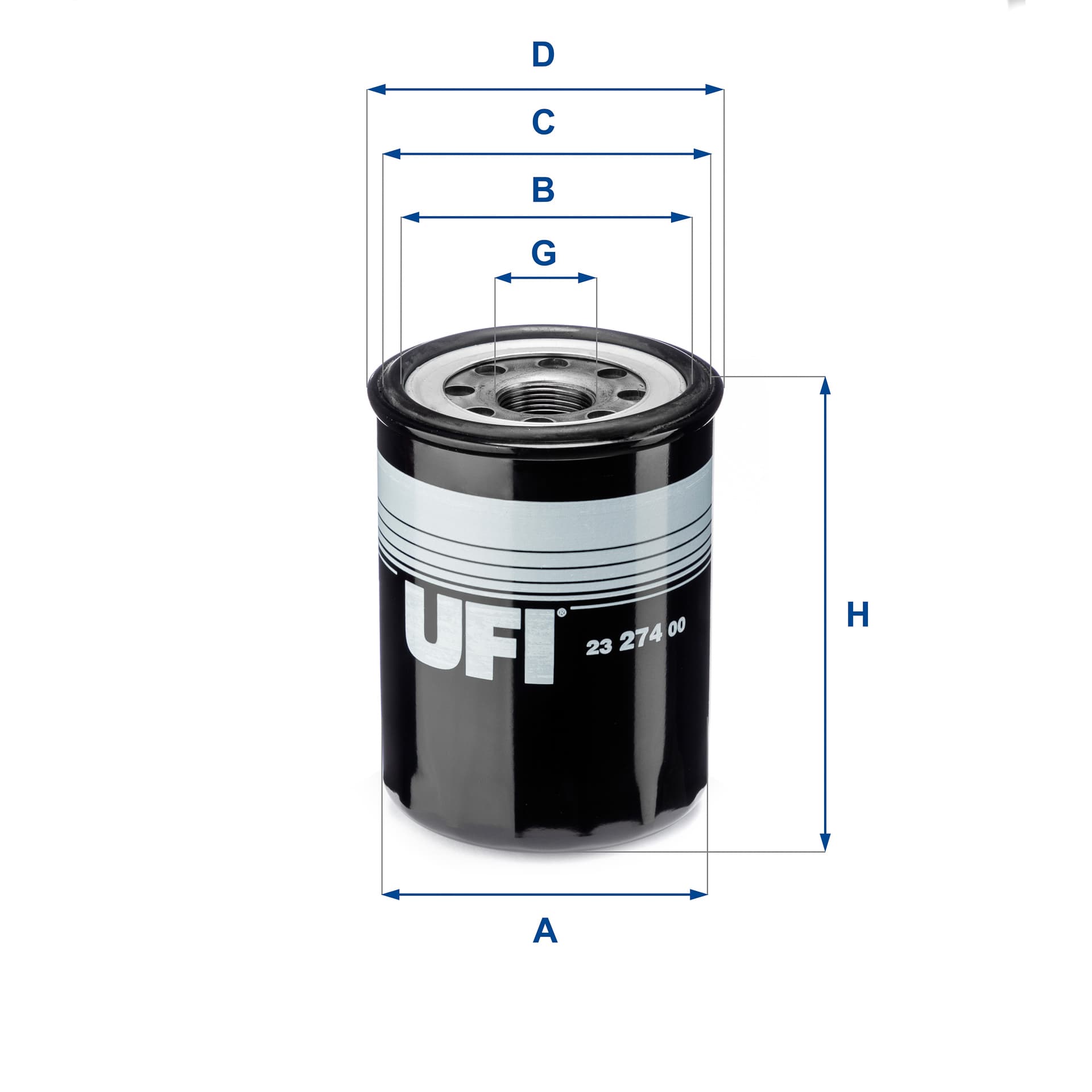 UFI Olejový filter 2327400 1