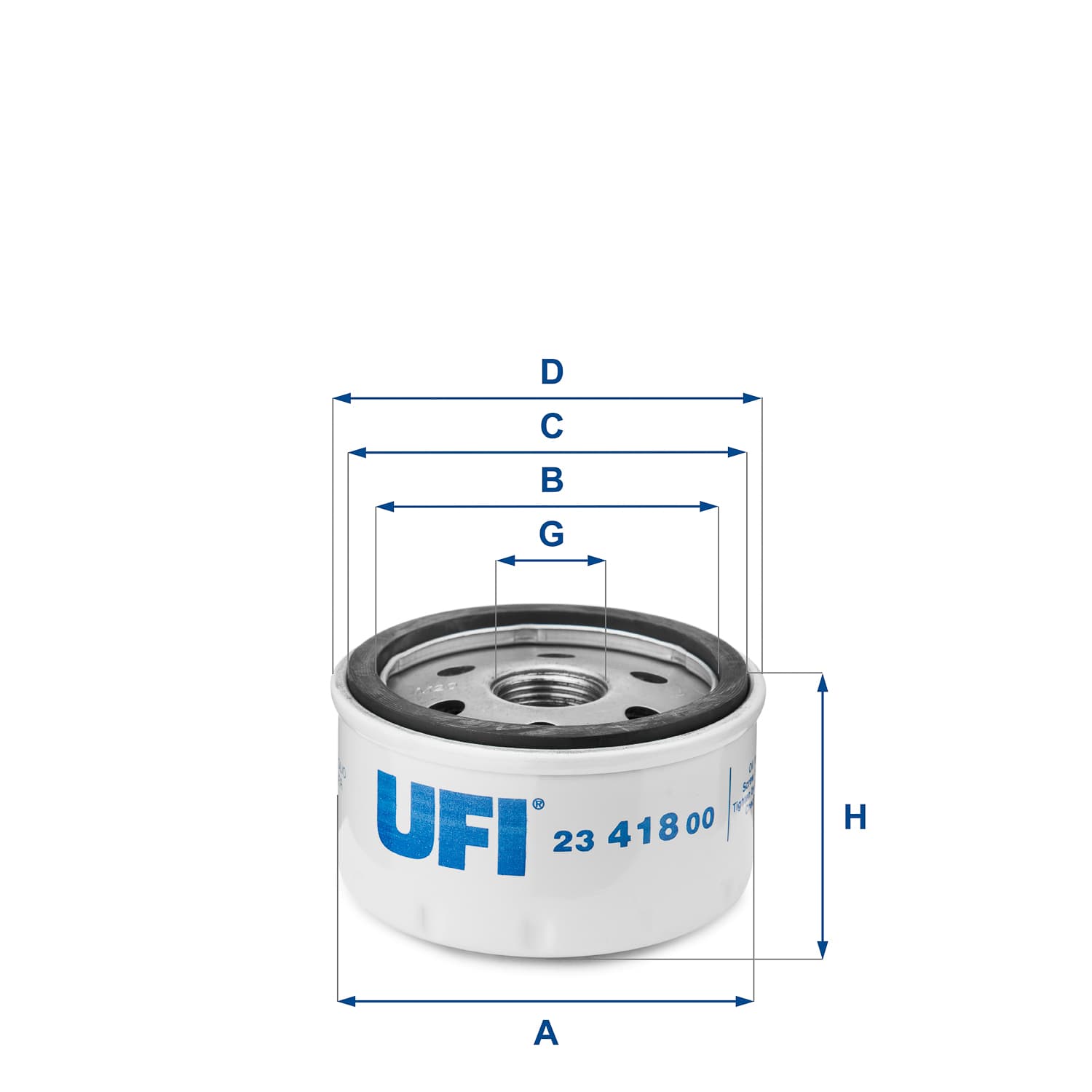 UFI Olejový filter 2341800 1