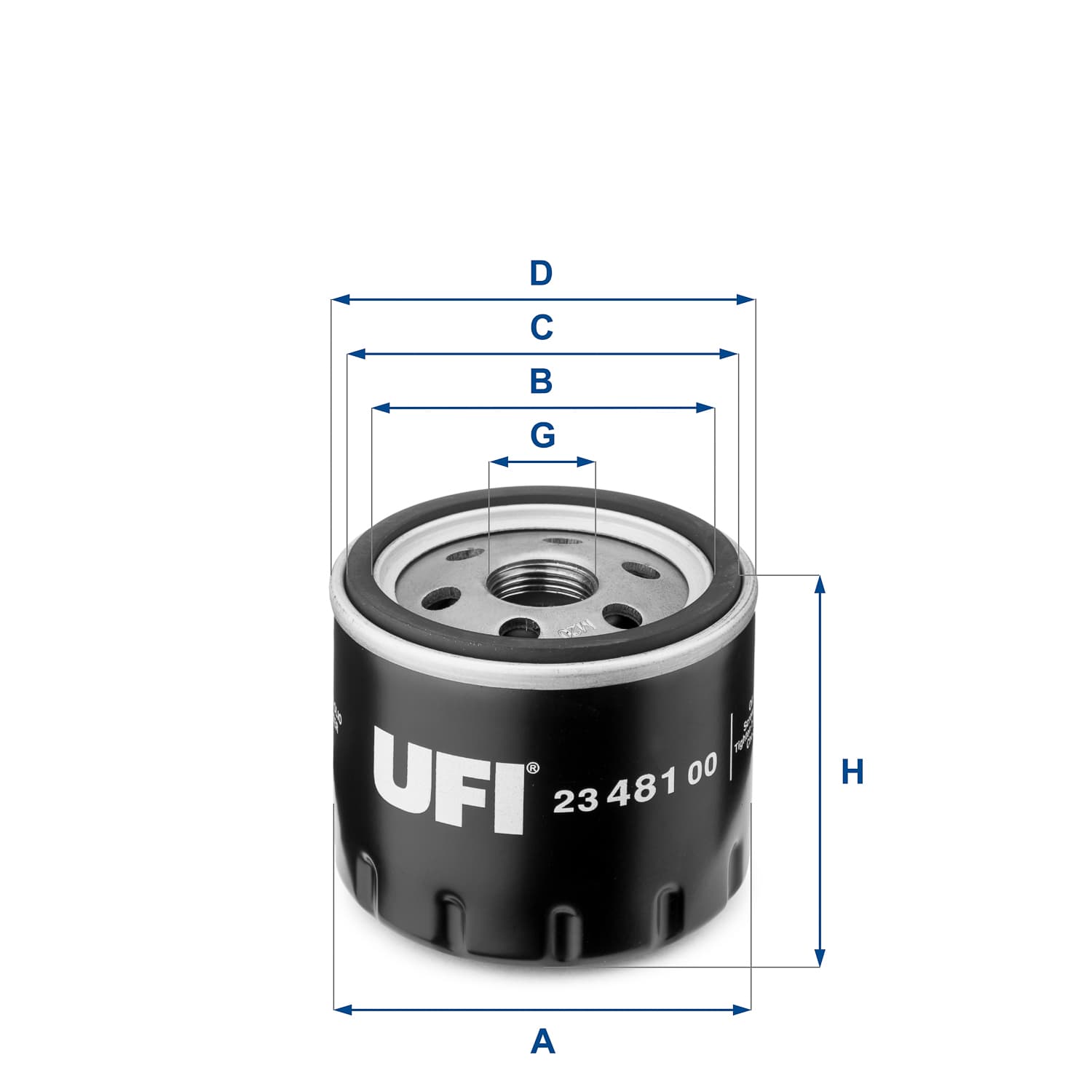 UFI Olejový filter 2348100 1