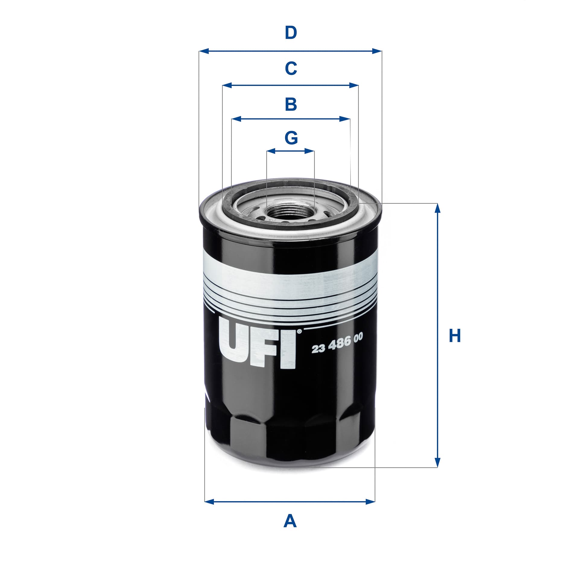 UFI Olejový filter 2348600 1