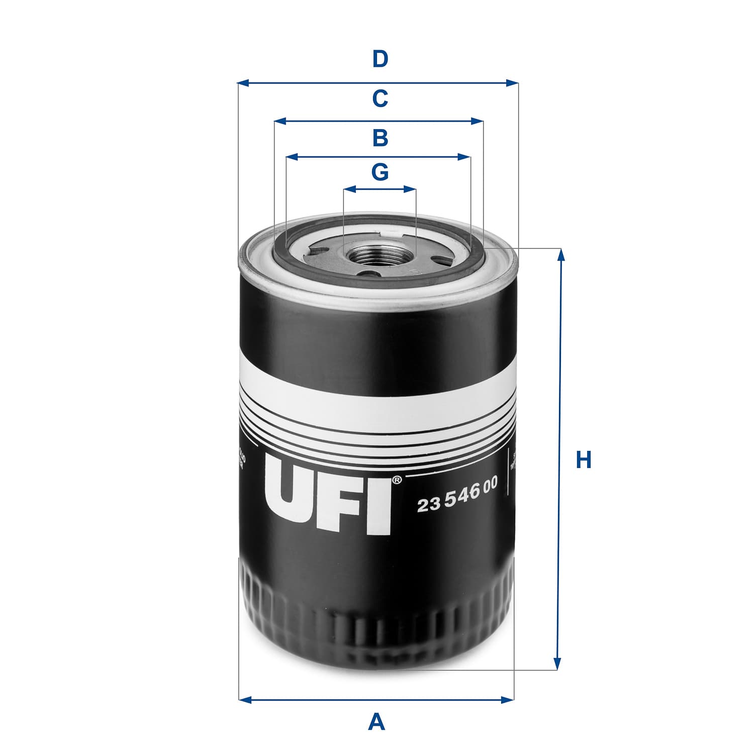 UFI Olejový filter 2354600 1