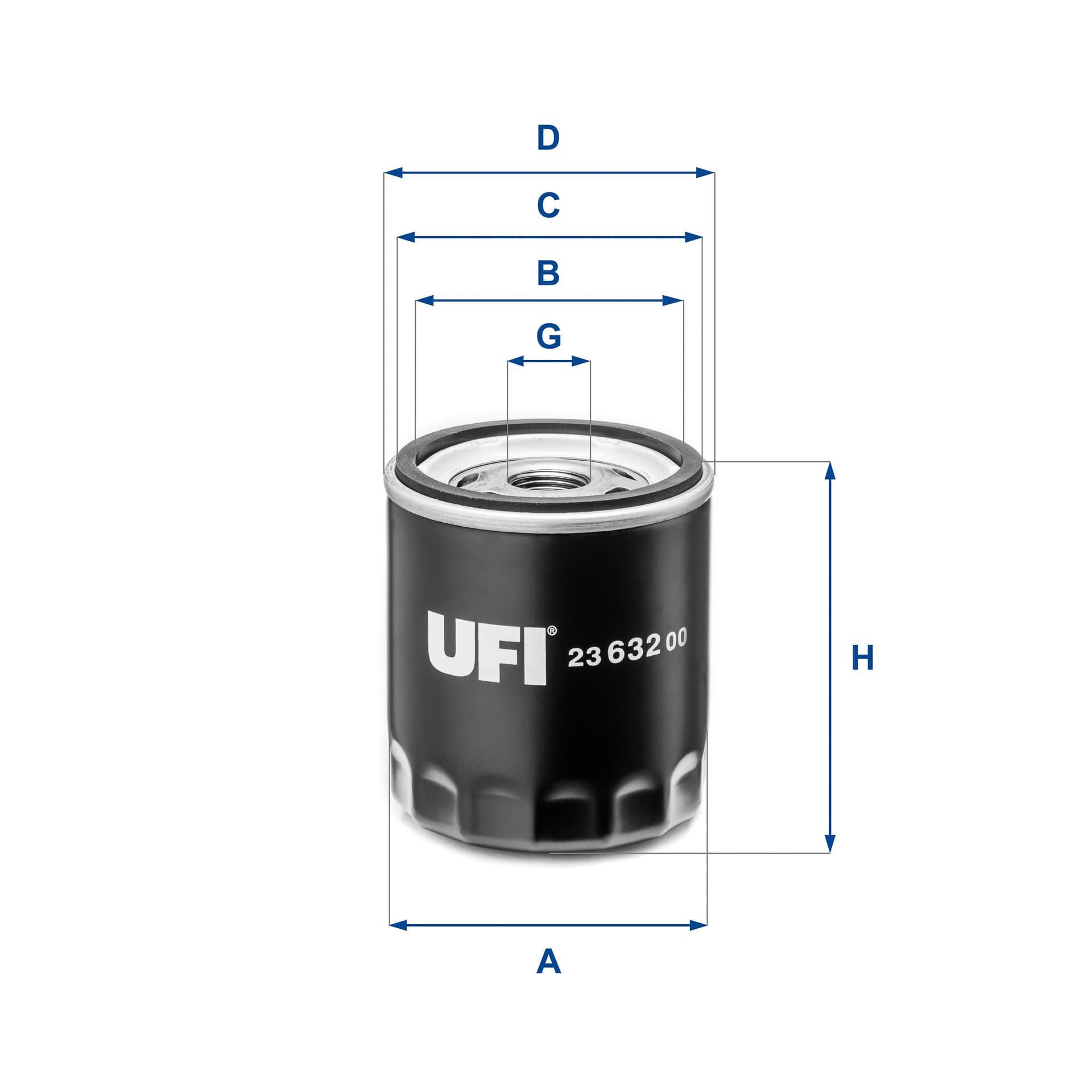 UFI Olejový filter 2363200 1