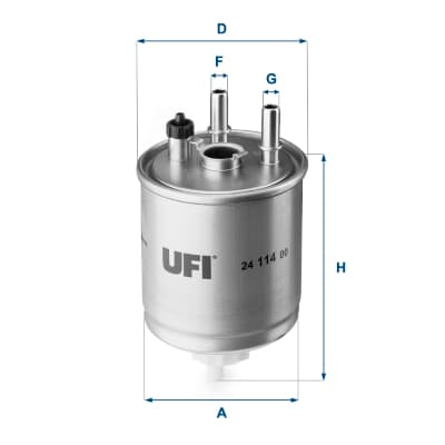 UFI Palivový filter 24.114.00 1