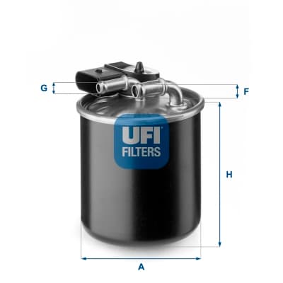 UFI Palivový filter 2415000 1