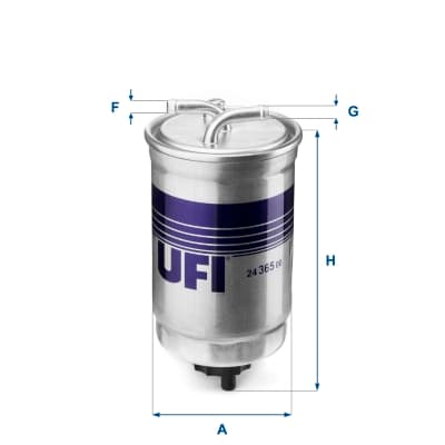 UFI Palivový filter 2436500 1