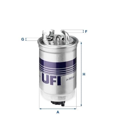 UFI Palivový filter 2436501 1