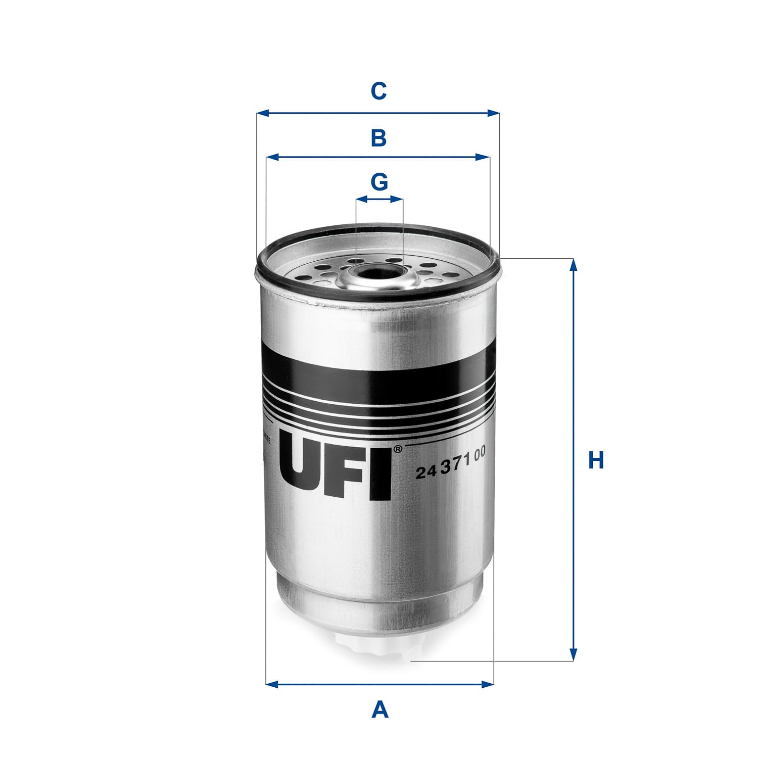 UFI Palivový filter 2437100 1