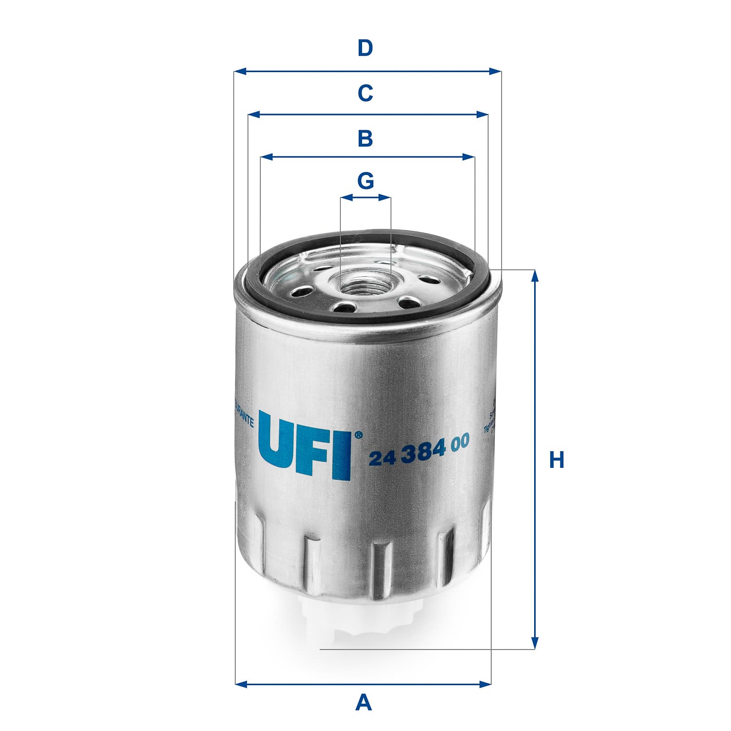 UFI Palivový filter 2438400 1