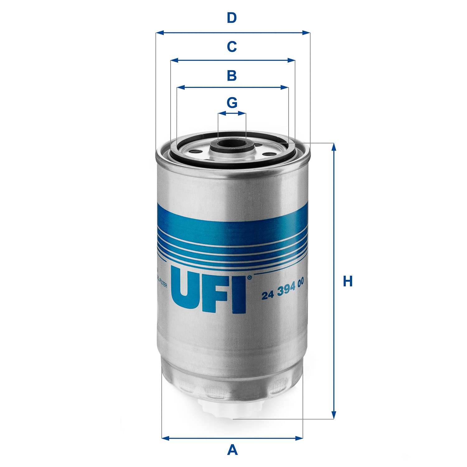 UFI Palivový filter 2439400 1