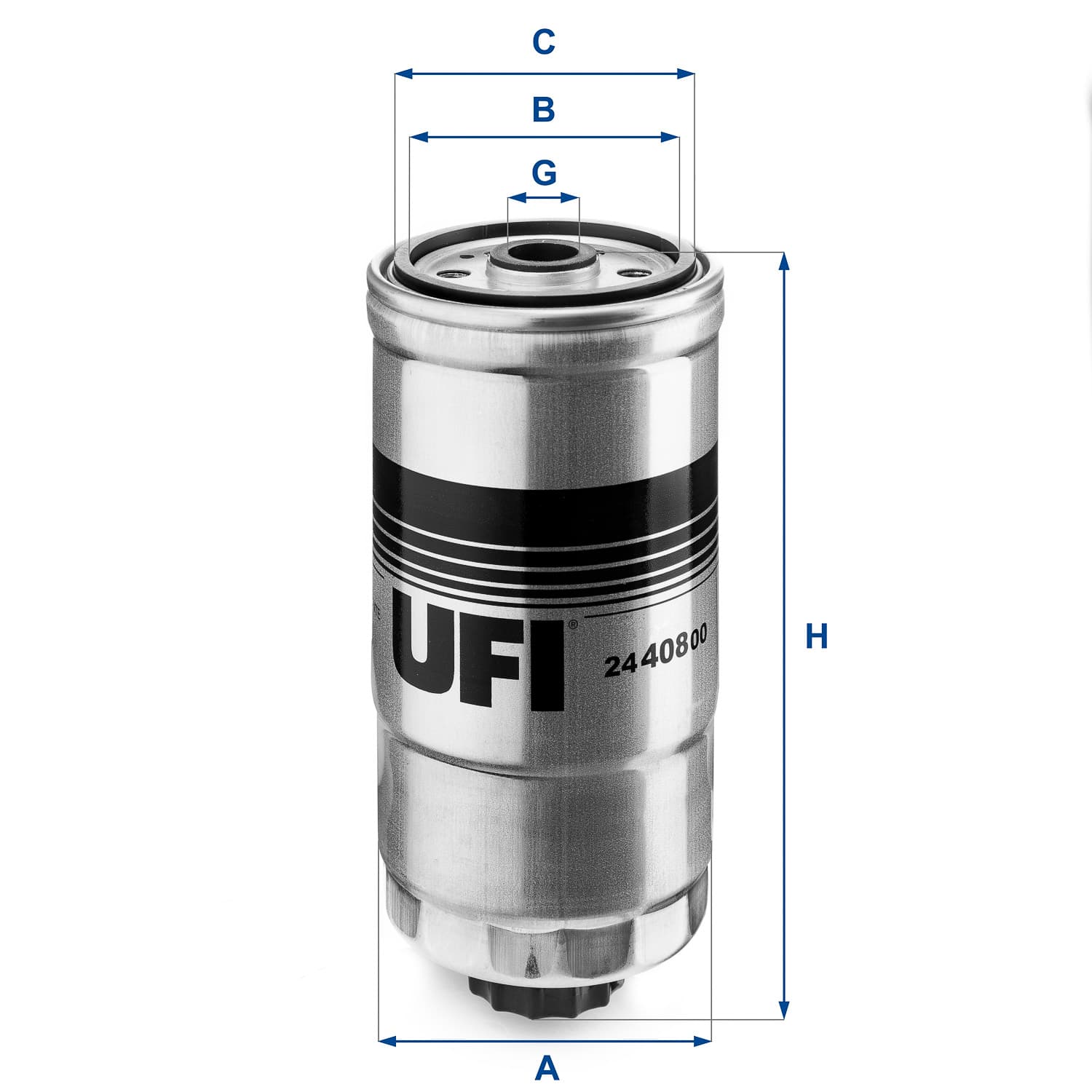 UFI Palivový filter 2440800 1