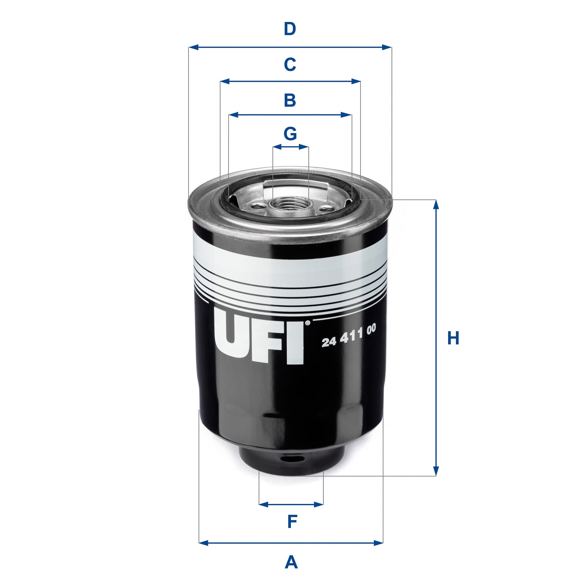 UFI Palivový filter 2441100 1