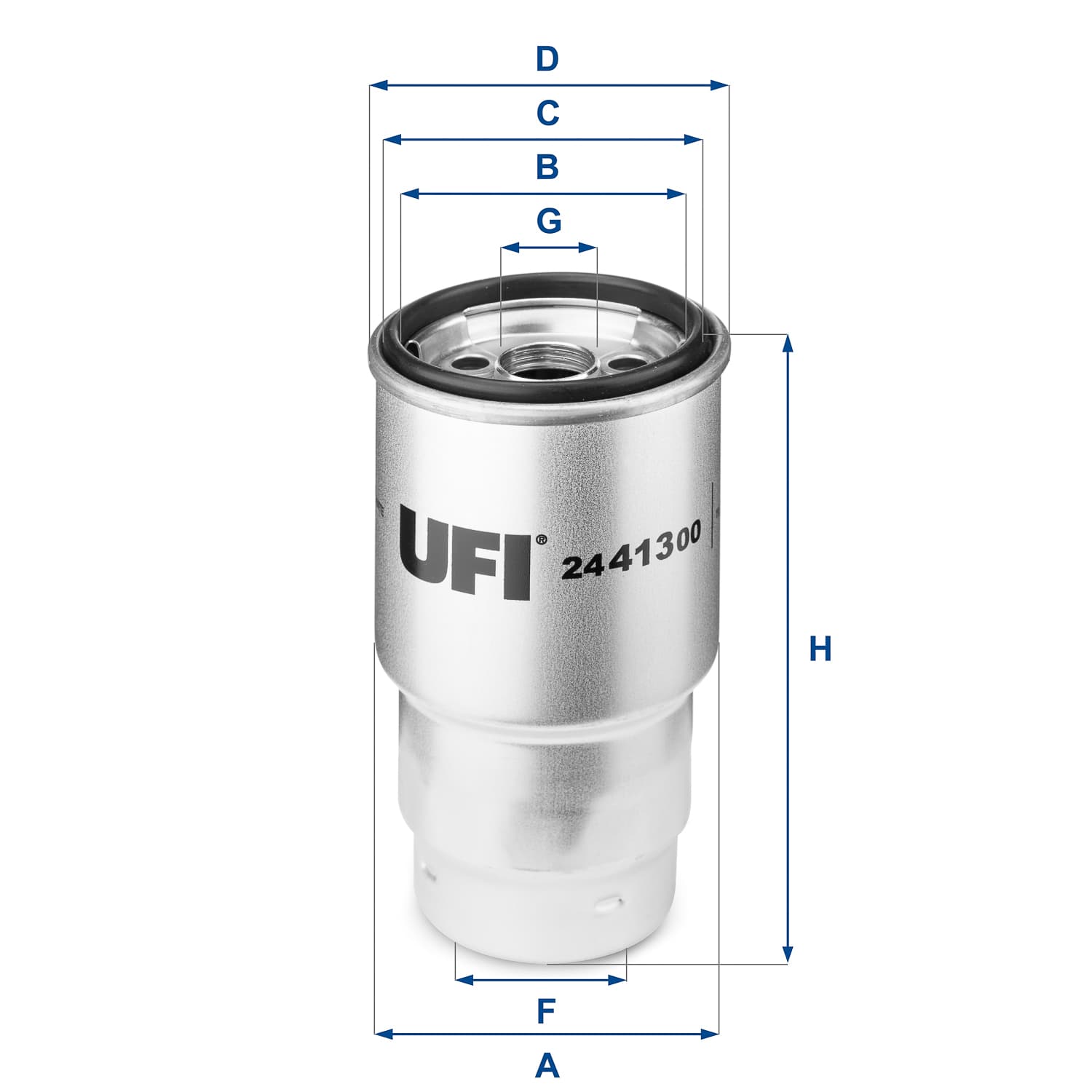 UFI Palivový filter 2441300 1