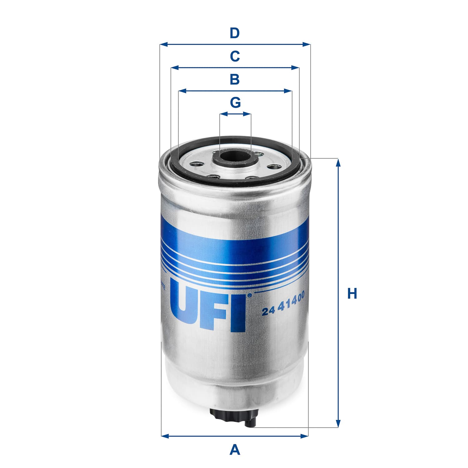 UFI Palivový filter 2441400 1