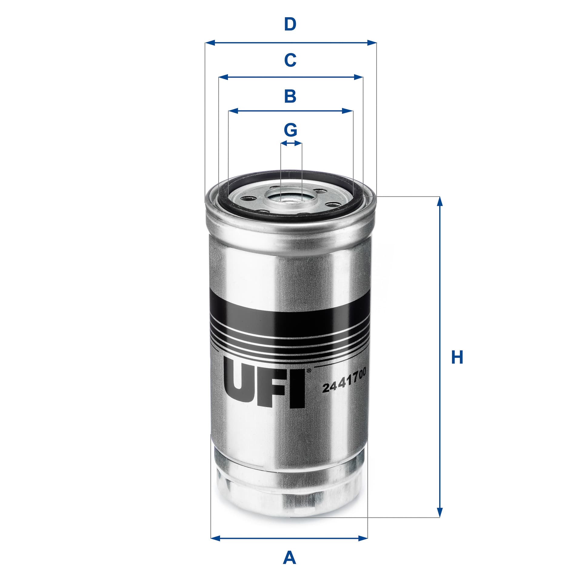 UFI Palivový filter 2441700 1