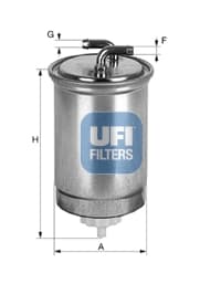 UFI Palivový filter 2443500 1