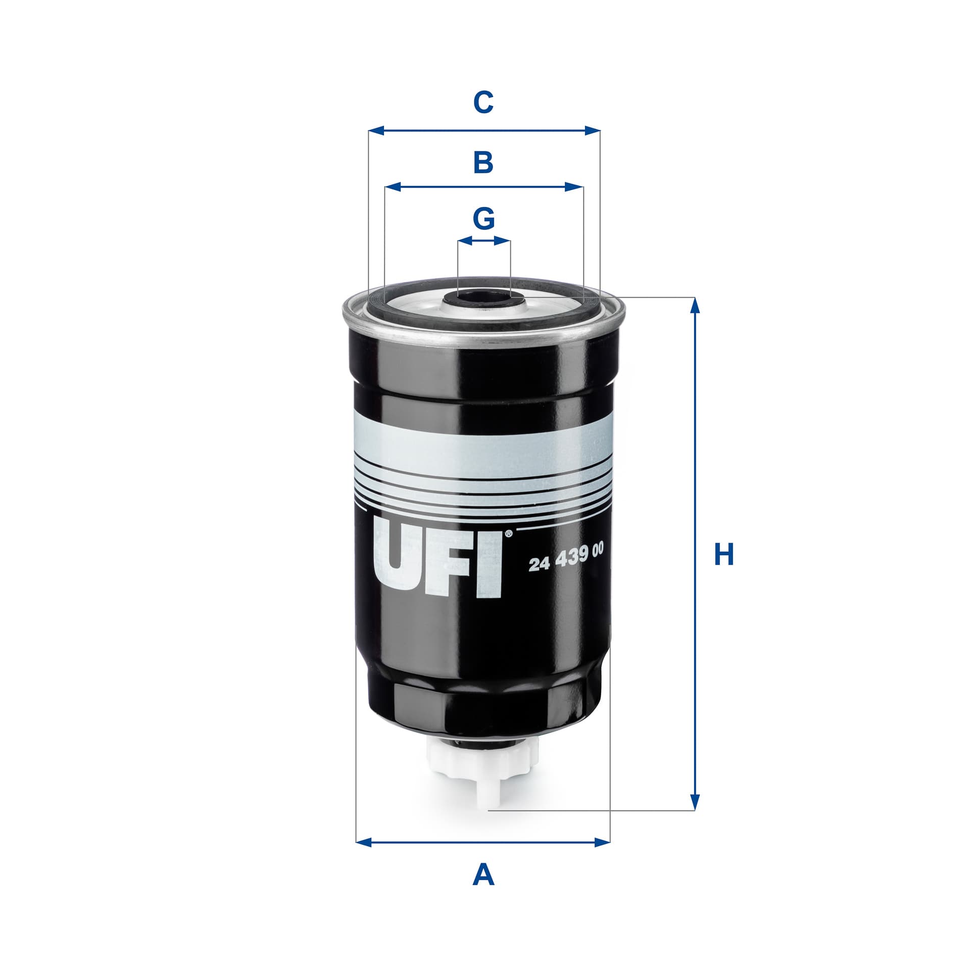 UFI Palivový filter 2443900 1