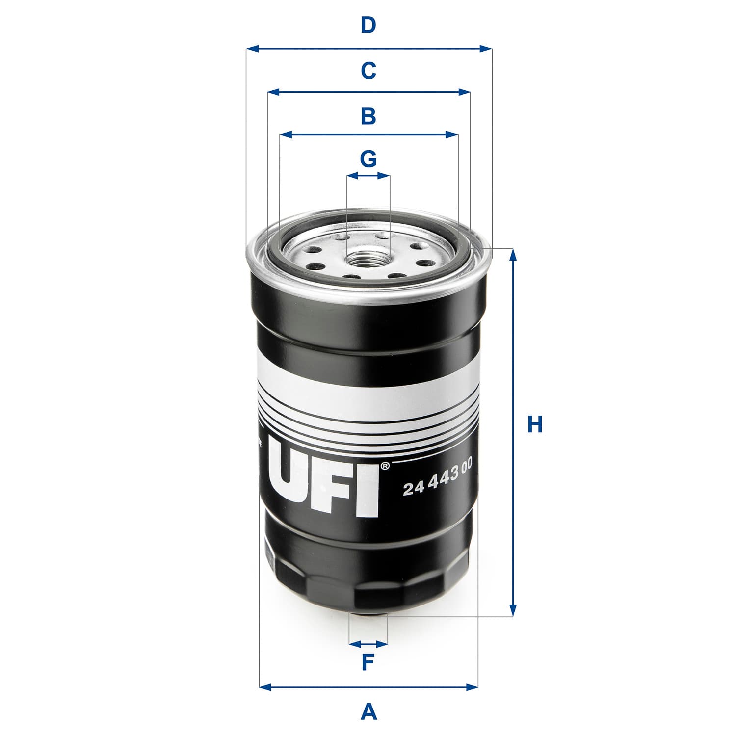 UFI Palivový filter 2444300 1