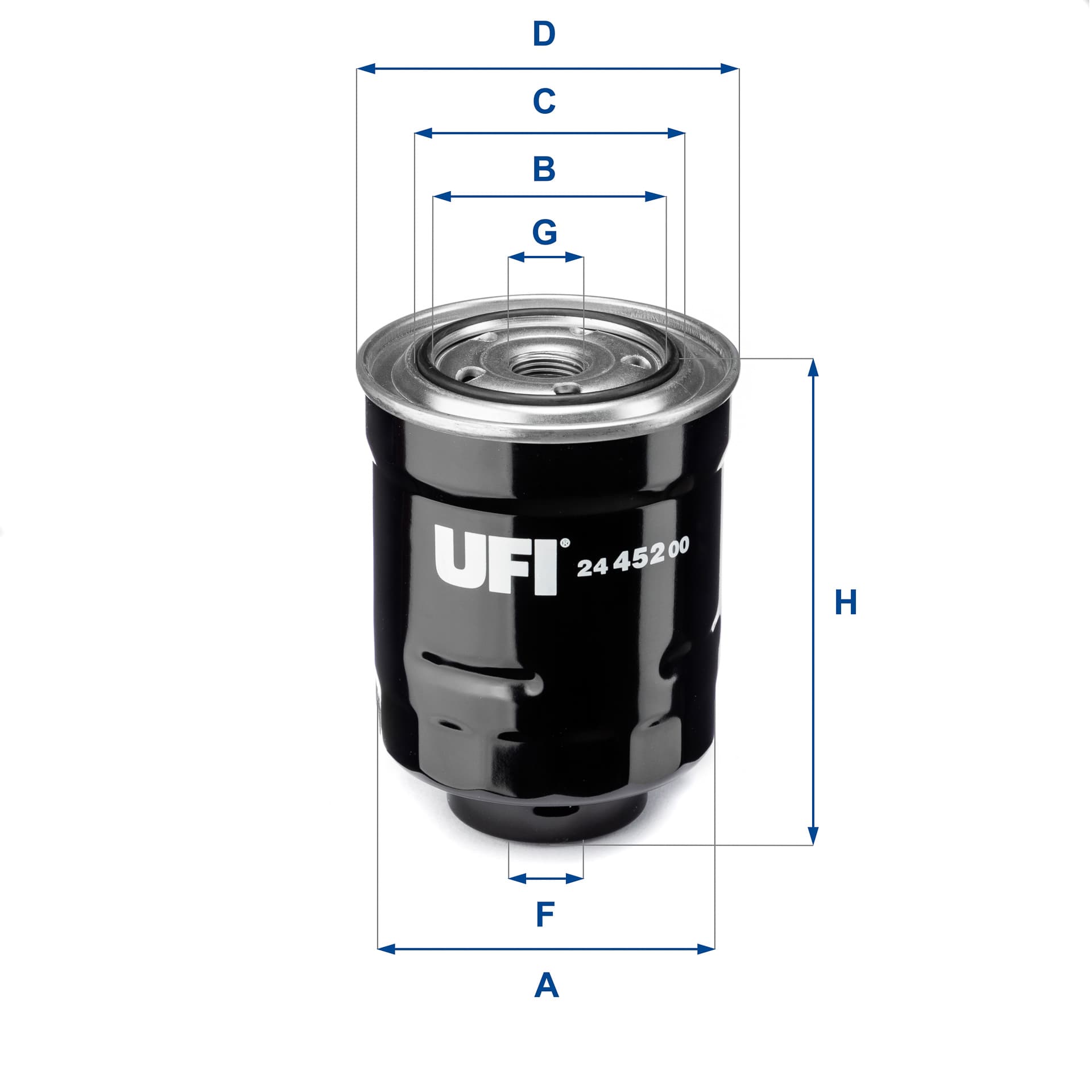 UFI Palivový filter 2445200 1