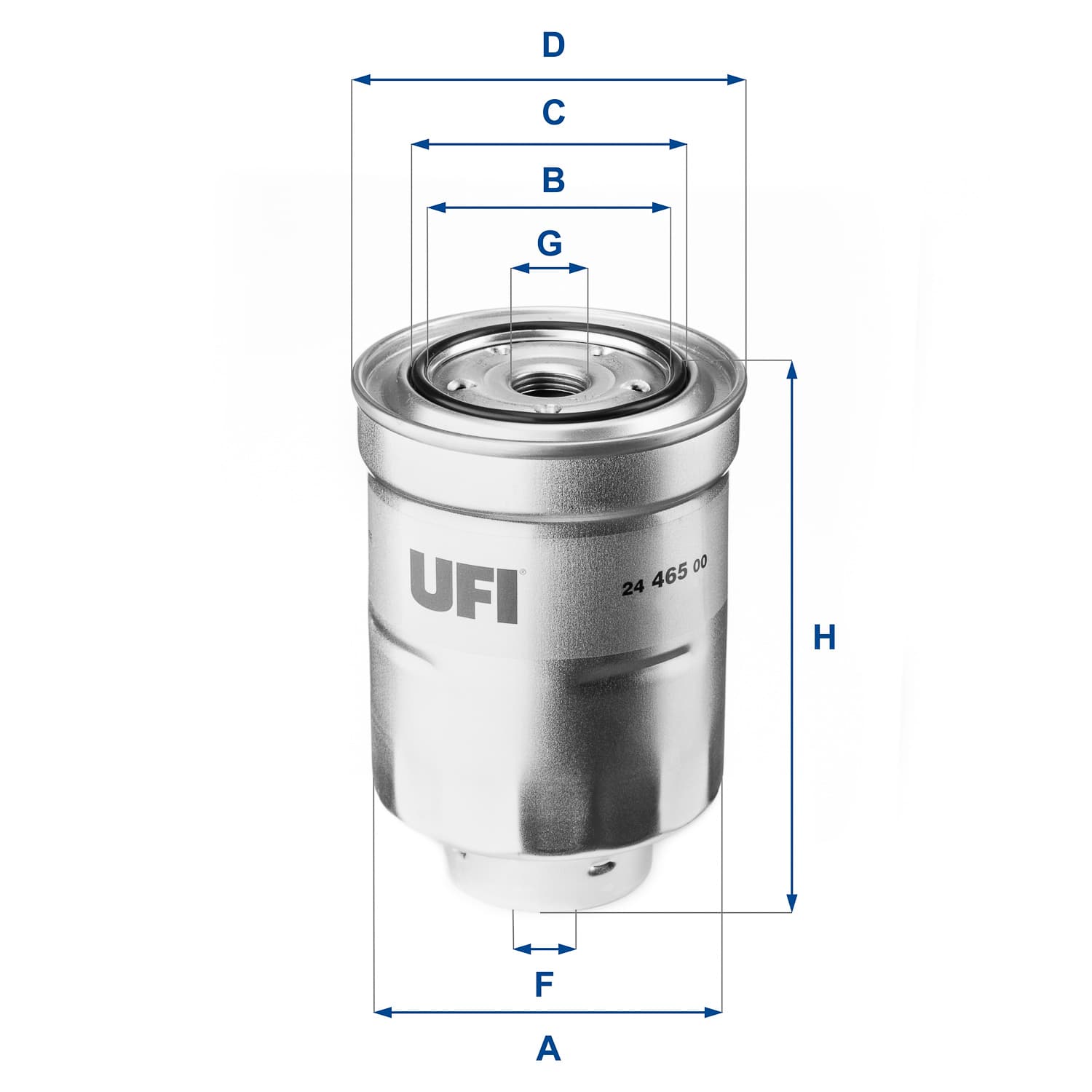 UFI Palivový filter 24.465.00 1