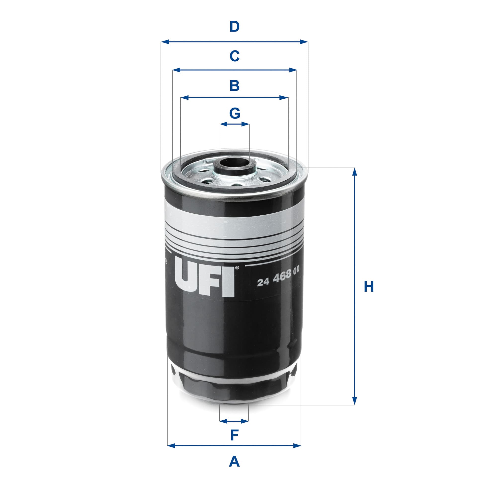 UFI Palivový filter 2446800 1