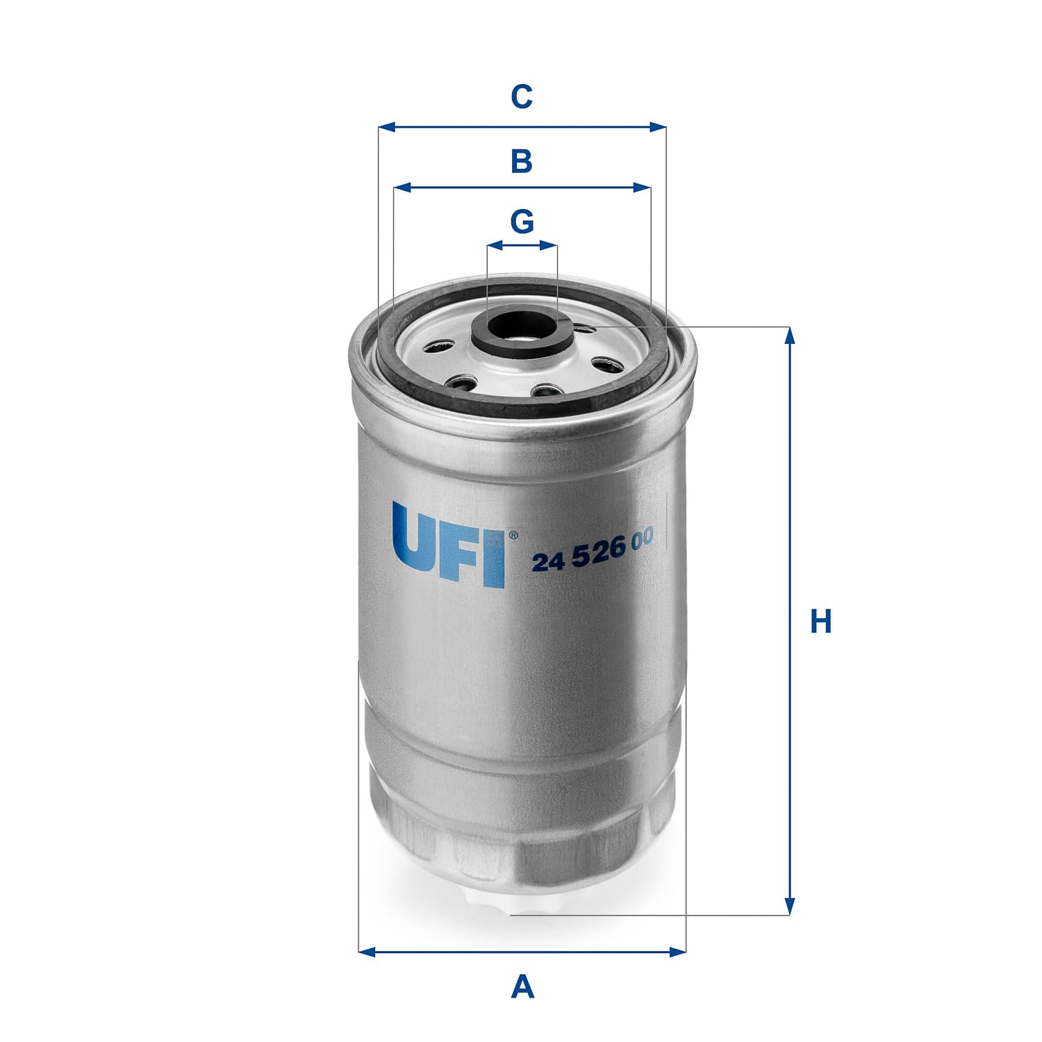 UFI Palivový filter 2452600 1