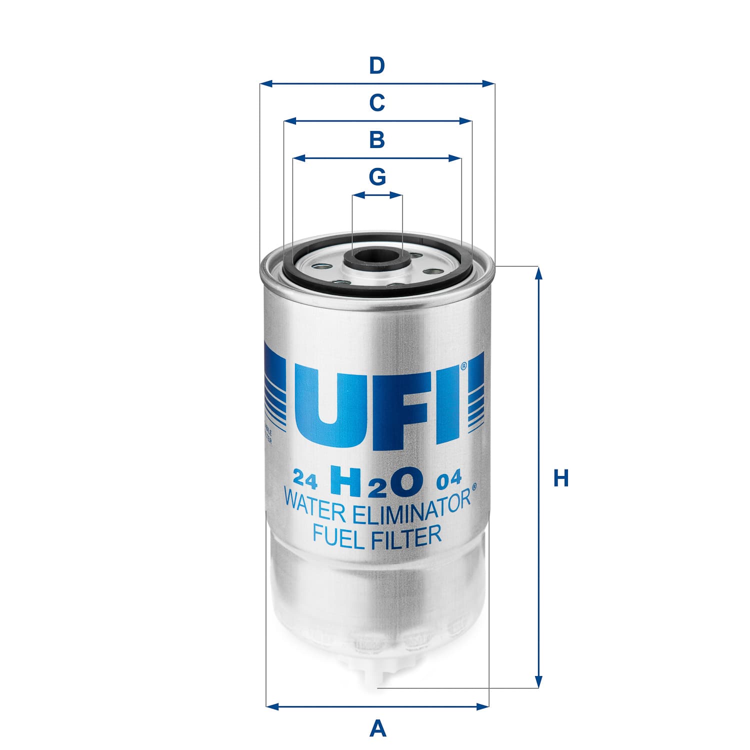 UFI Palivový filter 24H2O04 1