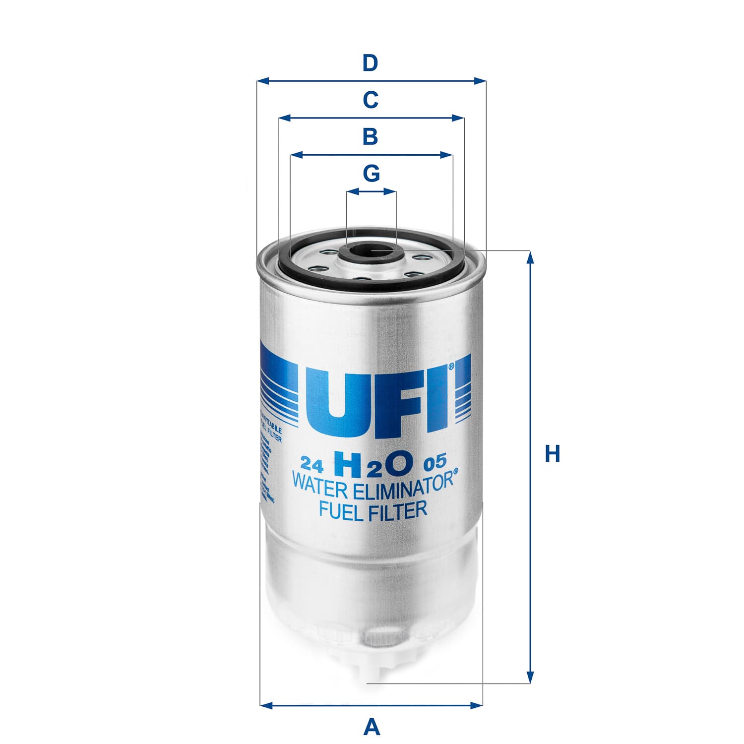 UFI Palivový filter 24H2O05 1