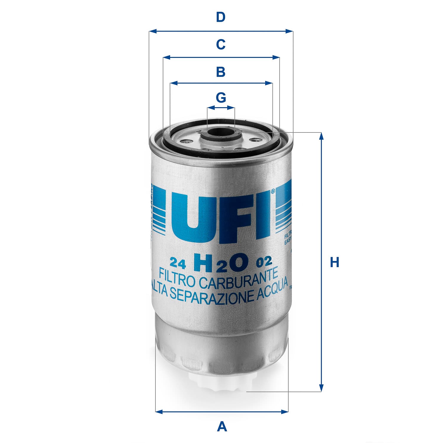 UFI Palivový filter 24H2O02 1