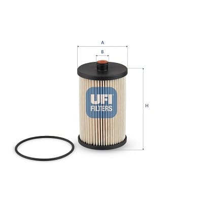 UFI Palivový filter 2601200 1